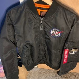 NASA bomber flight jacket, excellent condition.